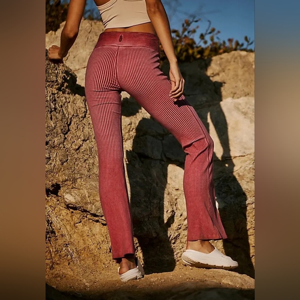 FP Movement by Free People Mark My Words Slim Flares Size S New W/O Tags - Picture 4 of 14